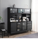 ADALINE Scandinavian Scandinavian Hutch Buffet Solid Wood Sideboard ( 3 Colour 3 Size )