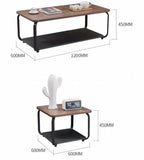 ALFRED Modern Industrial Coffee Table