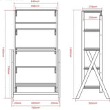 ALWEEN Convertible Dining Table / Shelf