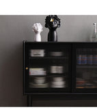 AMALIA Scandinavia Buffet Sideboard Modern Solid Wood sideboard ( 4 Colour )