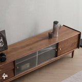 ANNE Scandinavian TV Console Audio-Visual Cabinet Solid Wood ( 4 Colours 3 Sizes )