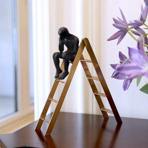 AUGUSTE The Thinker Ladder Display Ornament