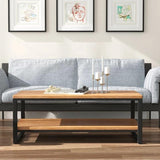 BARREL Minimalist Solid Wood Coffee Table