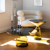BELLEVUE Accent Glass Coffee Table