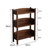 BENJAMIN Bookcase Storage Solid Wood Bookshelf