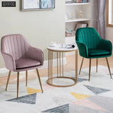 BETH Modern Victorian Upholstered Velvet Dining Chair