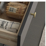Catalina MARRIOTT Buffet Sideboard Cabinet Scandinavian Hardwood ( 4 Color, Walnut, Grey, Black, White )