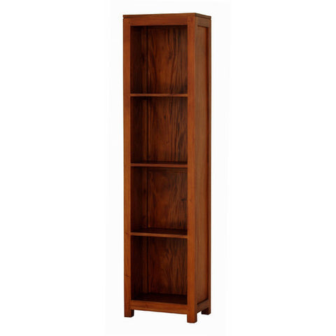 Chloe Andrea Teak Bookcase 4 Shelves Light Pecan Color RMK238BC 000 TA LP