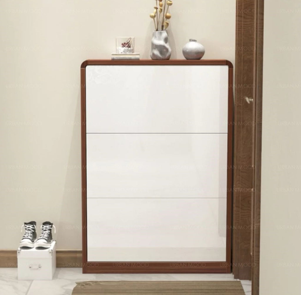 CHLOE Ultra Slim Shoe Cabinet – Contemporary