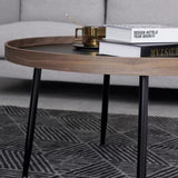 COMO Black Walnut Round Nesting Coffee Tables