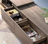 DION Minimalist Japanese Wooden TV Console