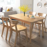 DEVON Modern Rustic Solid Pine Wood Dining Table