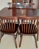 DEVON Modern Rustic Solid Pine Wood Dining Table