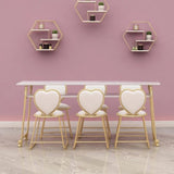 EVADNE Romantic Marble Bar Dining Table
