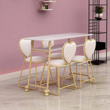 EVADNE Romantic Marble Bar Dining Table