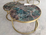 GALACTIC Marble Nesting Coffee Tables