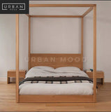 GALEN Solid Wood Canopy Bedframe