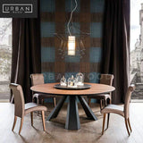 VOLD Solid Wood Round Dining Table