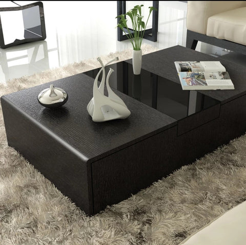 JEDSON Noir Modern Coffee Table