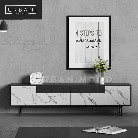 EROS Luxury Marble TV Console