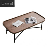 DAVY Modern Walnut Coffee Table