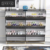 ABBEY Modern Ultra Slim Shoe Cabinet