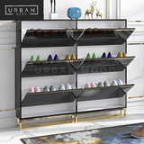 ABBEY Modern Ultra Slim Shoe Cabinet