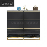 ABBEY Modern Ultra Slim Shoe Cabinet