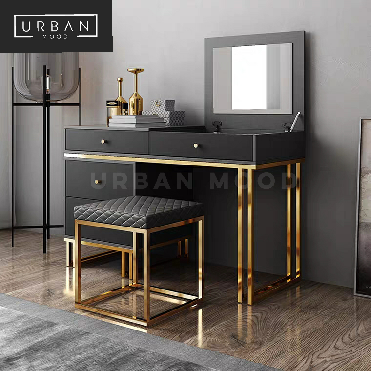 DWELL Contemporary Flip Top Vanity Table DWELL Contemporary Flip Top Vanity Table