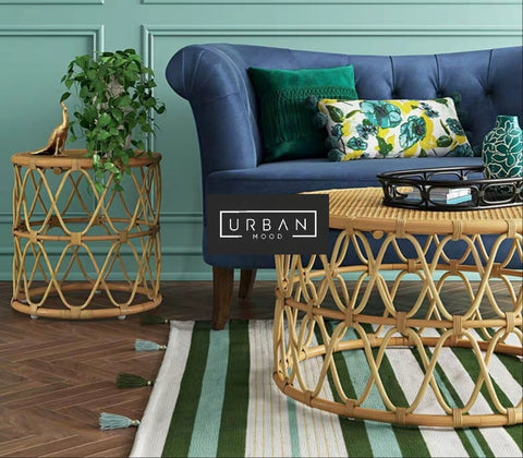 MERRITH Rattan Accent Coffee Table
