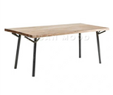 HAZEL Modern Industrial Solid Wood Study Table