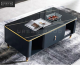 SILVIN Marble TV Console & Coffee Table