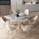 FLINT Modern Marble Round Dining Table