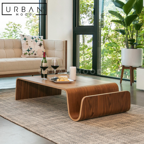 MAKER Scandinavian Solid Wood Coffee Table