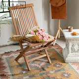 CARVE Rustic Solid Wood Dining Chair