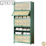 BROWNS Rustic Rattan Cabinet
