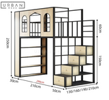 LODGE Modern Industrial Loft Bed