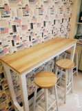 BILLIE Modern Industrial Bar Table