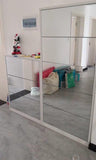 CHELSEA Ultra Slim Mirror Shoe Cabinet