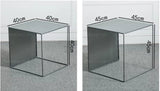 BODEN Minimalist Wireframe Cubic Coffee Table