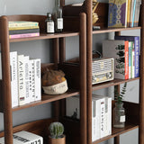 BENJAMIN Bookcase Storage Solid Wood Bookshelf