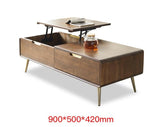 Liam Solid Wood lifting coffee table modern minimalist