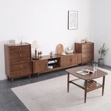 Silas TV Console Nordic Design Solid Wood Cabinet