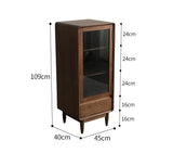 MICHEAL Glass Display Dining Cabinet Modern