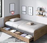 ELIAS Solid Wood Single / Queen Bed 1 /1.2 / 1.5 m