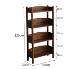BENJAMIN Bookcase Storage Solid Wood Bookshelf