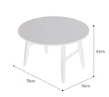 Alayah Japanese Scandinavian Coffee Table Solid Wood ( 4 Colour 2 Size )