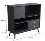 ROBERT Minimalist Bookcase Display Solid Wood