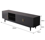 Silas TV Console Nordic Design Solid Wood Cabinet