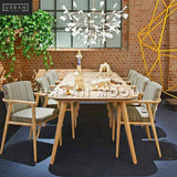 PRESTON Solid Wood Dining Table